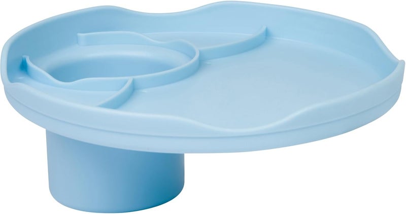 ROBOCUP Plate Accessory, in All 12 Colors, Conveniently Holds Your Food, Snacks, Drinks | Multi-Use Hands Free Project Work Station, Ruggedized Portable Design, Diameter of 8.5"/21.6 CM (Light Blue) - Image 2